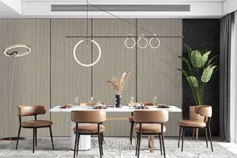 资阳轻奢风格-餐厅