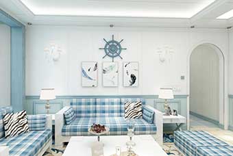 资阳地中海风格-客厅