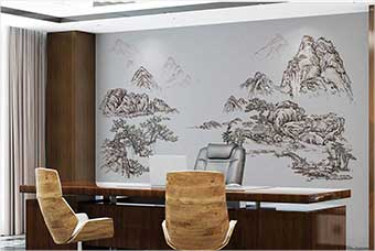 资阳森佰汇航空纤维墙咔（山水之间）